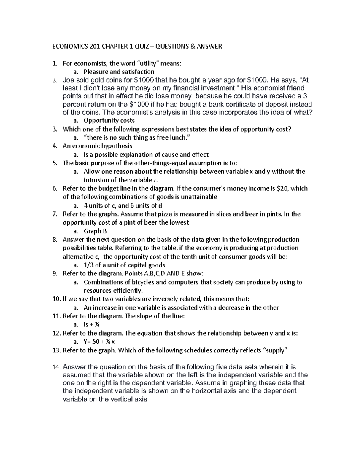 Eco 201 Module 6 Quiz - m6r1f2z