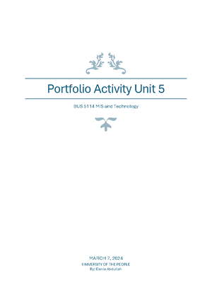 Written Assignment Unit 7 - Bus 5111 - WRITTEN ASSIGNMENT UNIT ...