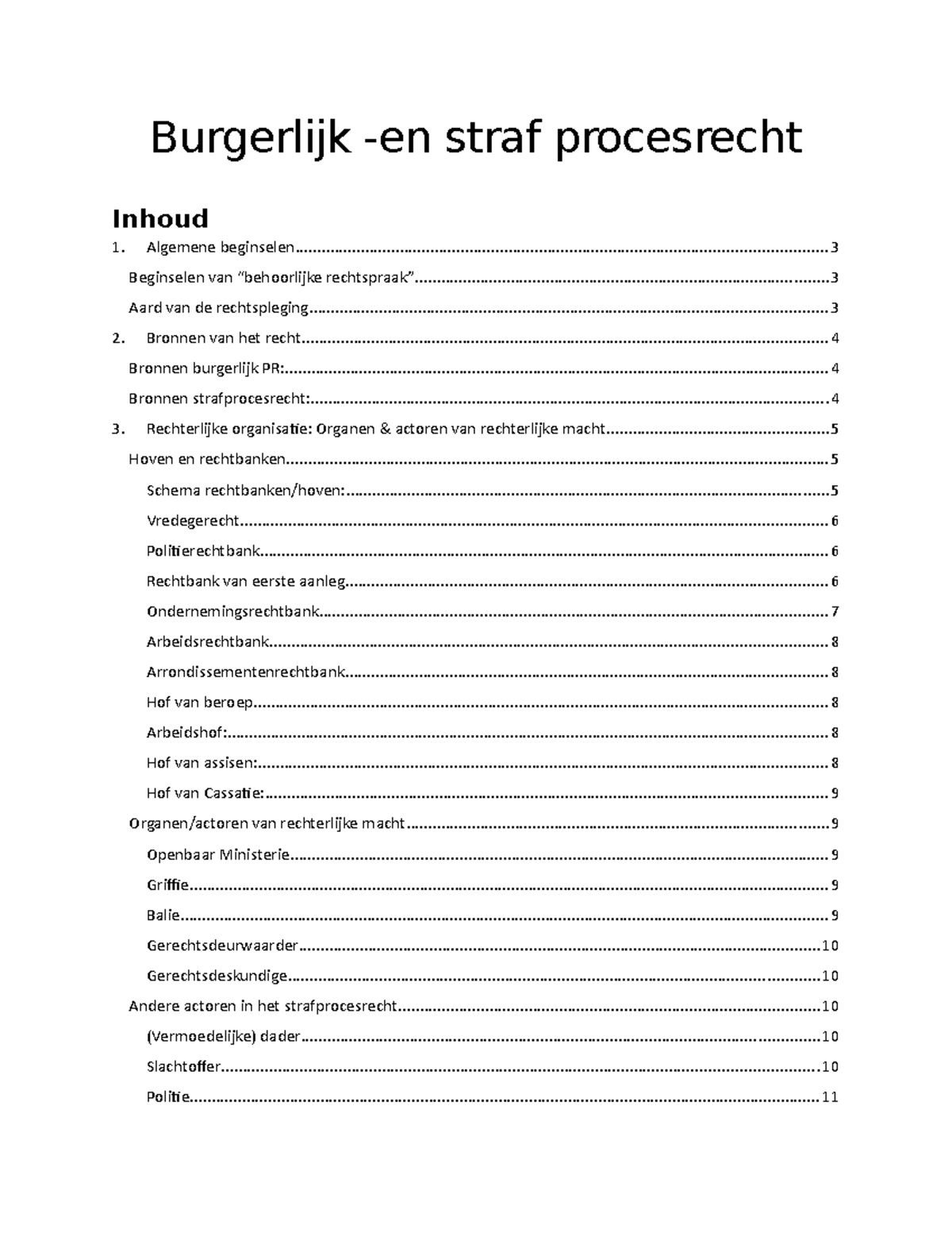 Samenvatting BS PF - Burgerlijk En Strafprocesrecht KDG - Burgerlijk ...