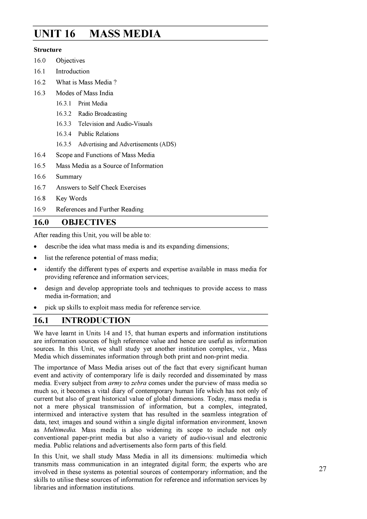 unit-16-mass-media-unit-16-mass-media-structure-16-objectives-16