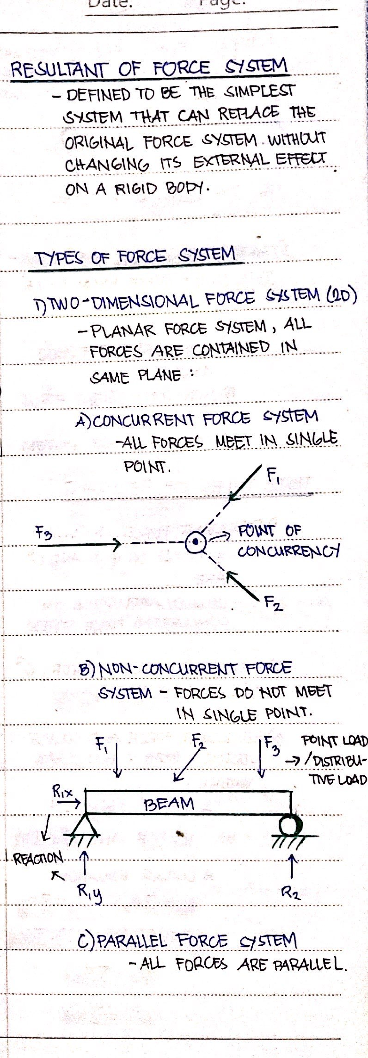 Resultant of Force System - Mechanics of Rigid Bodies - Studocu