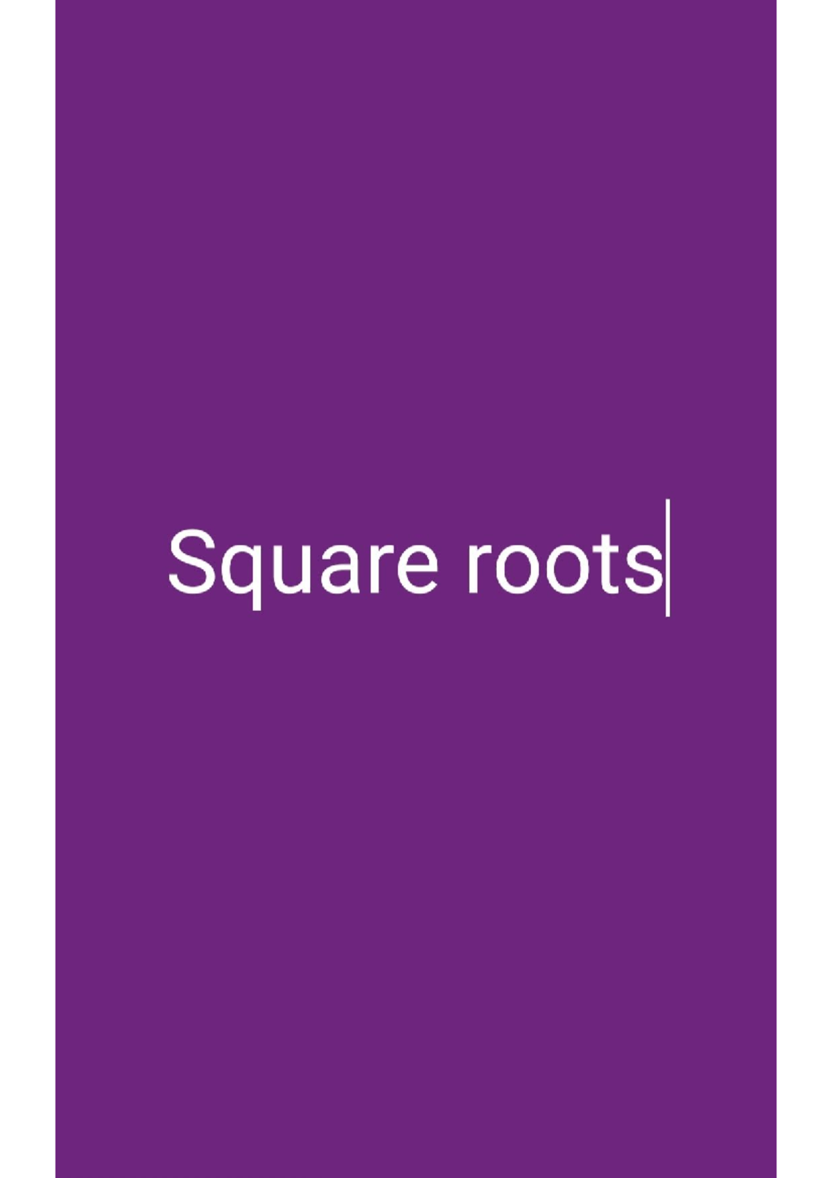 square-root-mathematics-studocu