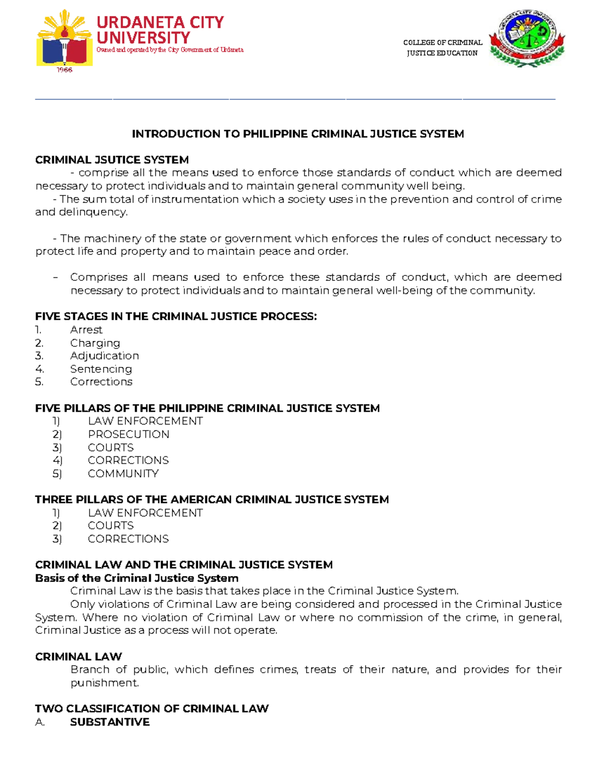 CLJ1- Introcduction-TO- Philippine- Criminal- Justice- System-1 ...