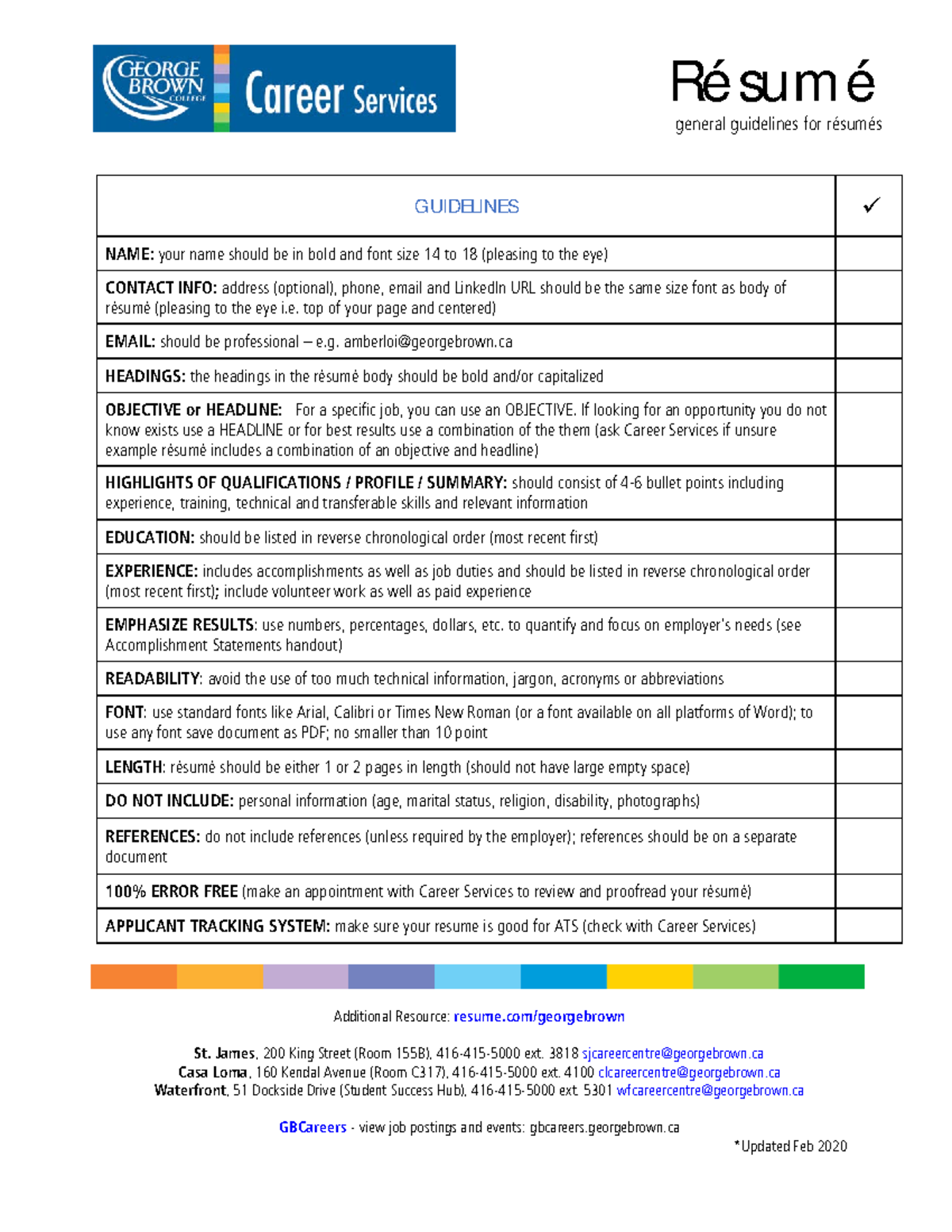 Checklist Basic Resume Tipsheet - Thumb 1200 1553 