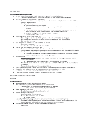 Physics FOR Future Leader Notes 1 - Physics For Future Leaders Lecture ...