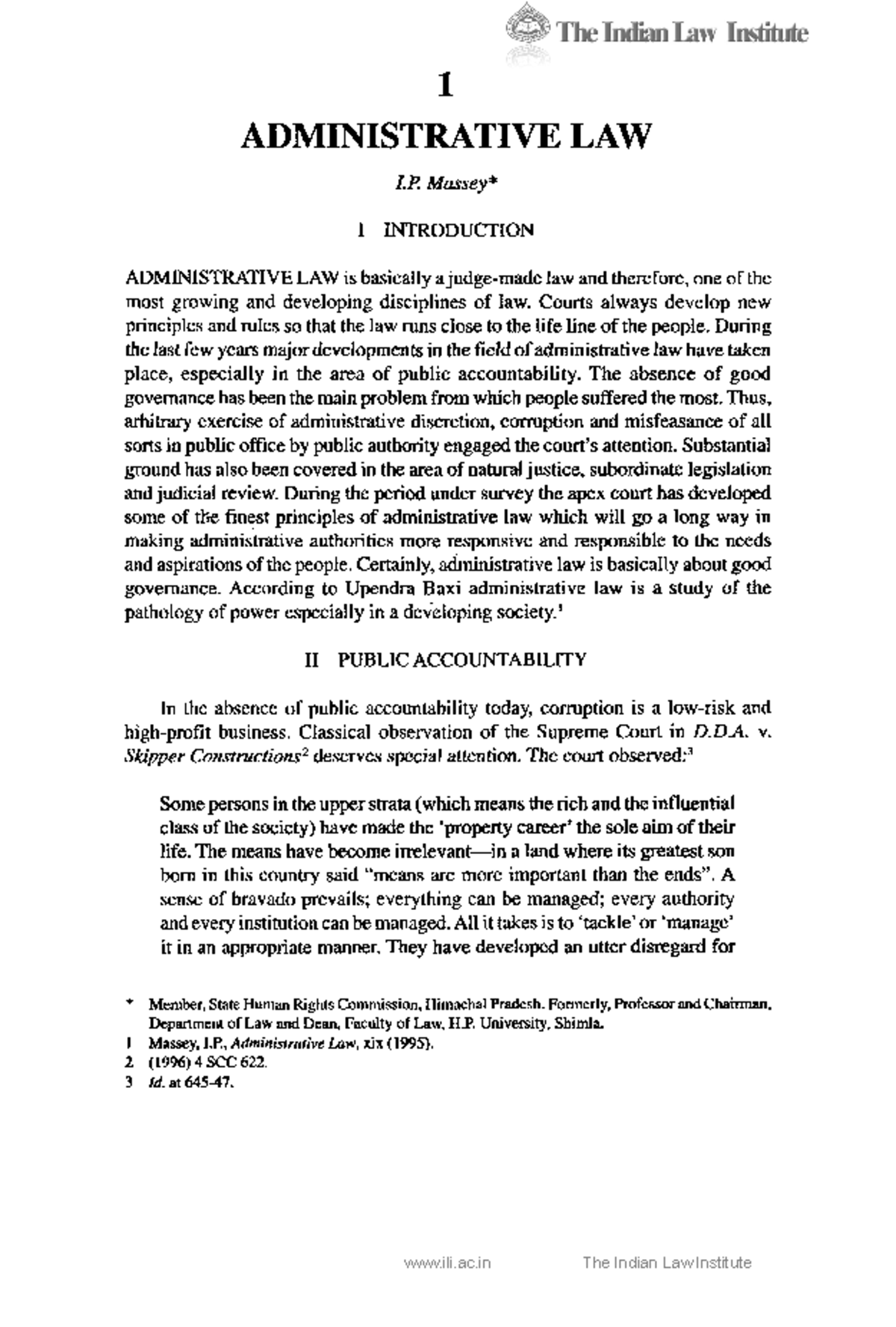 489446535 Administrative Law By I P Massey ILI pdf 1 ADMINISTRATIVE