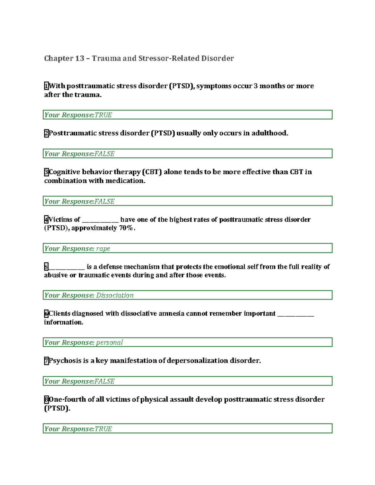 case study chapter 13 trauma and stressor related disorders