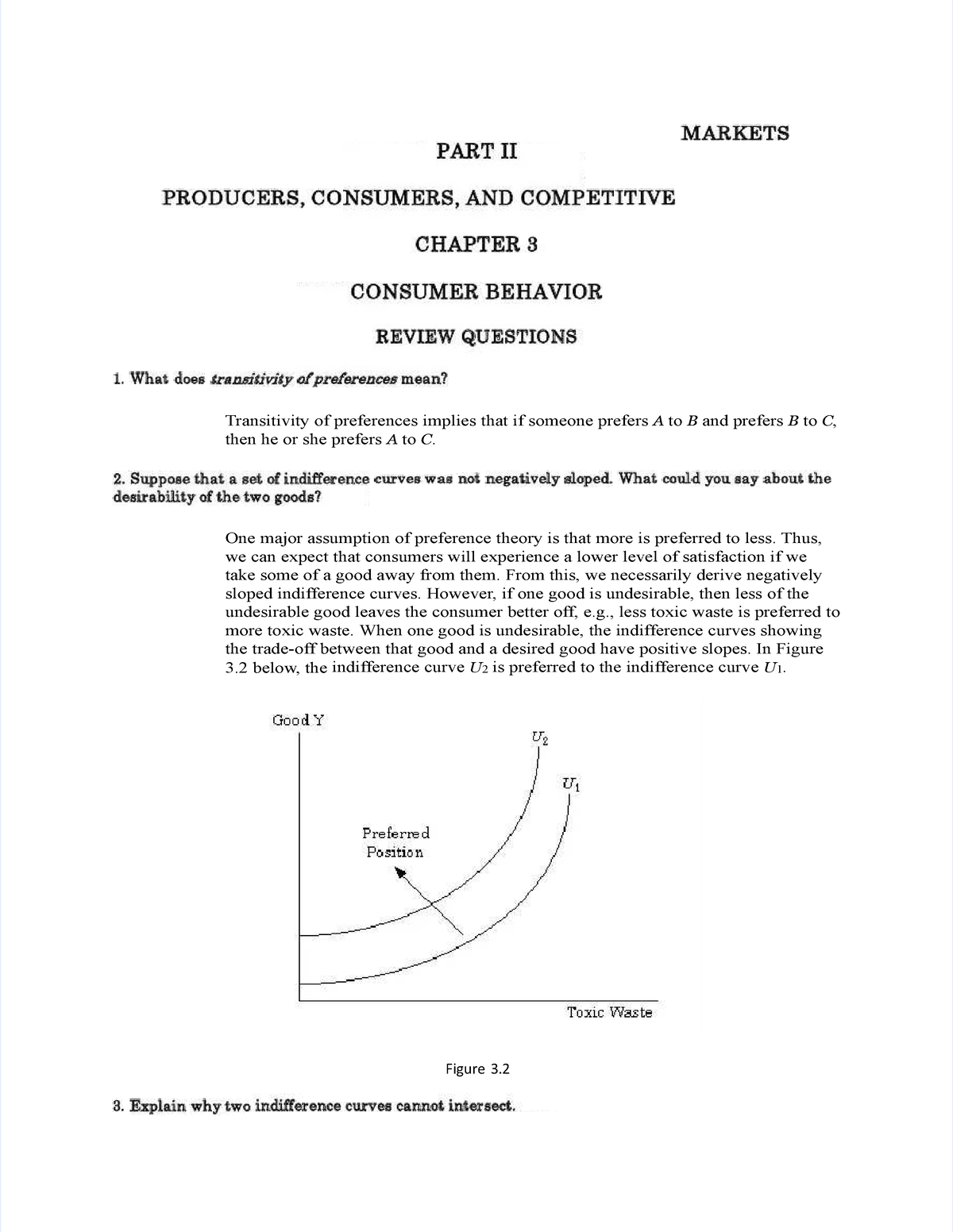 Pdf Exercises Chapter 3 - Figure 3. Transitivity Of Preferences Implies ...