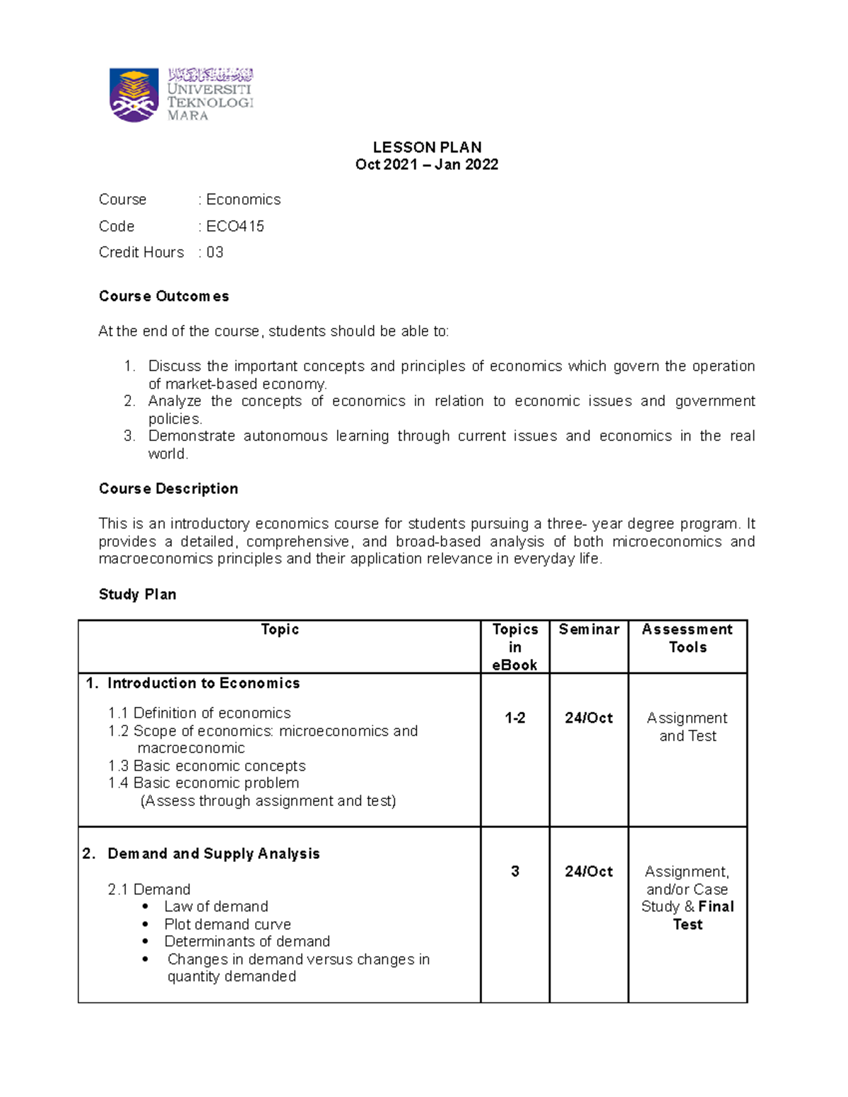 lesson-plan-for-subject-eco415-oct2021-fundamentals-of-economics