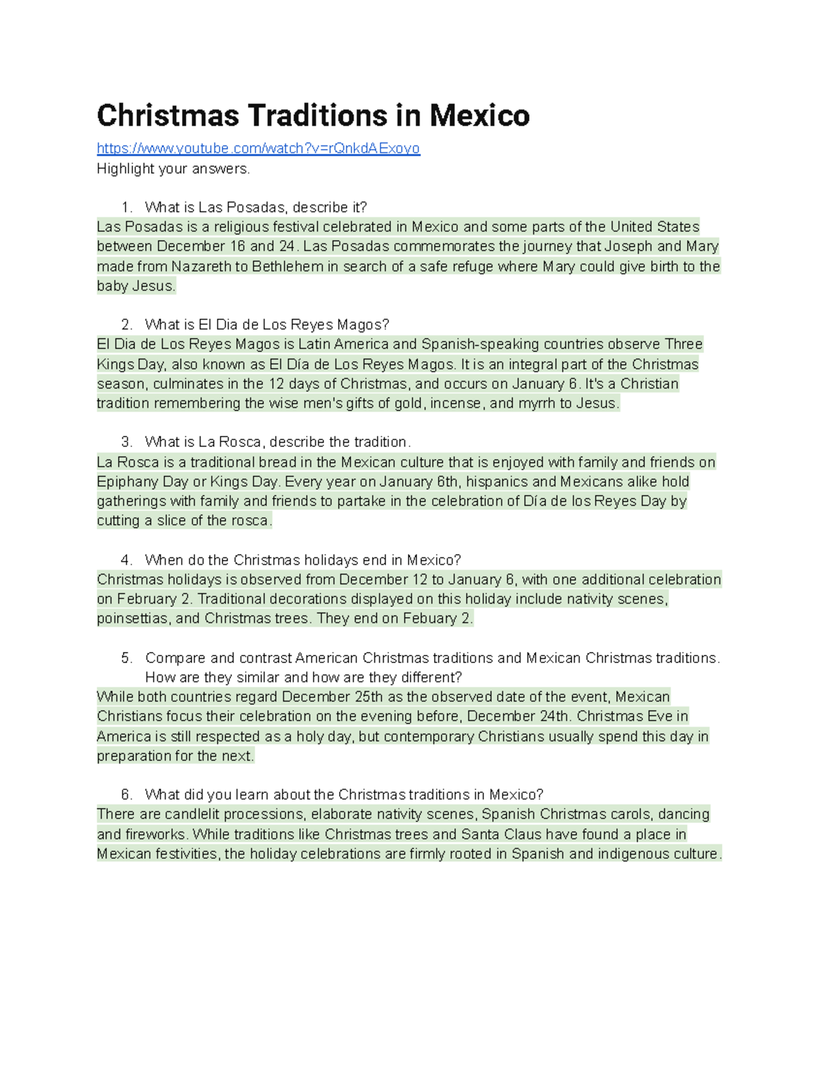 Christmas Traditions in Mexico Christmas Traditions in Mexico youtube/watch?v=rQnkdAExoyo