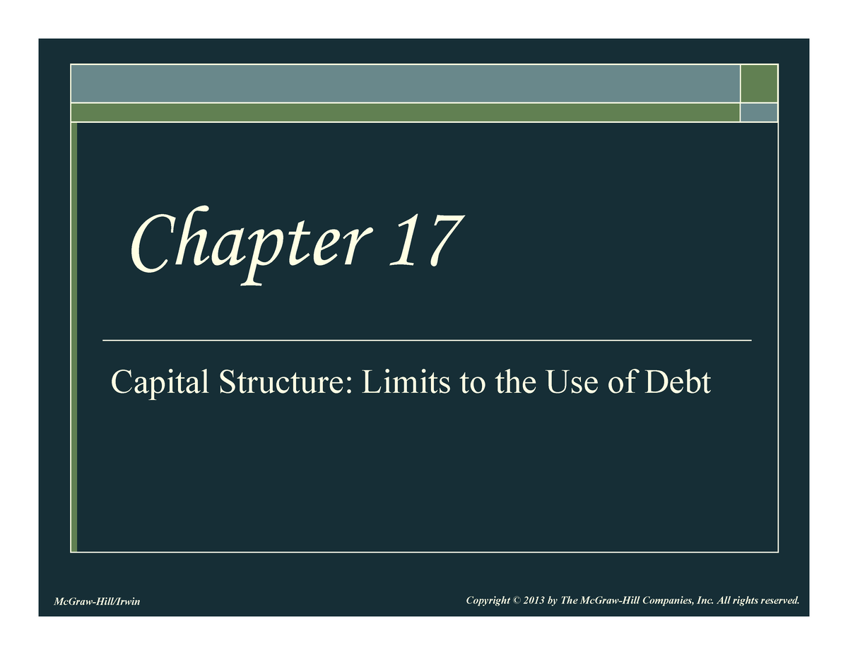 Chapter Ppt Slides Mcgraw Hill Irwin Copyright By The