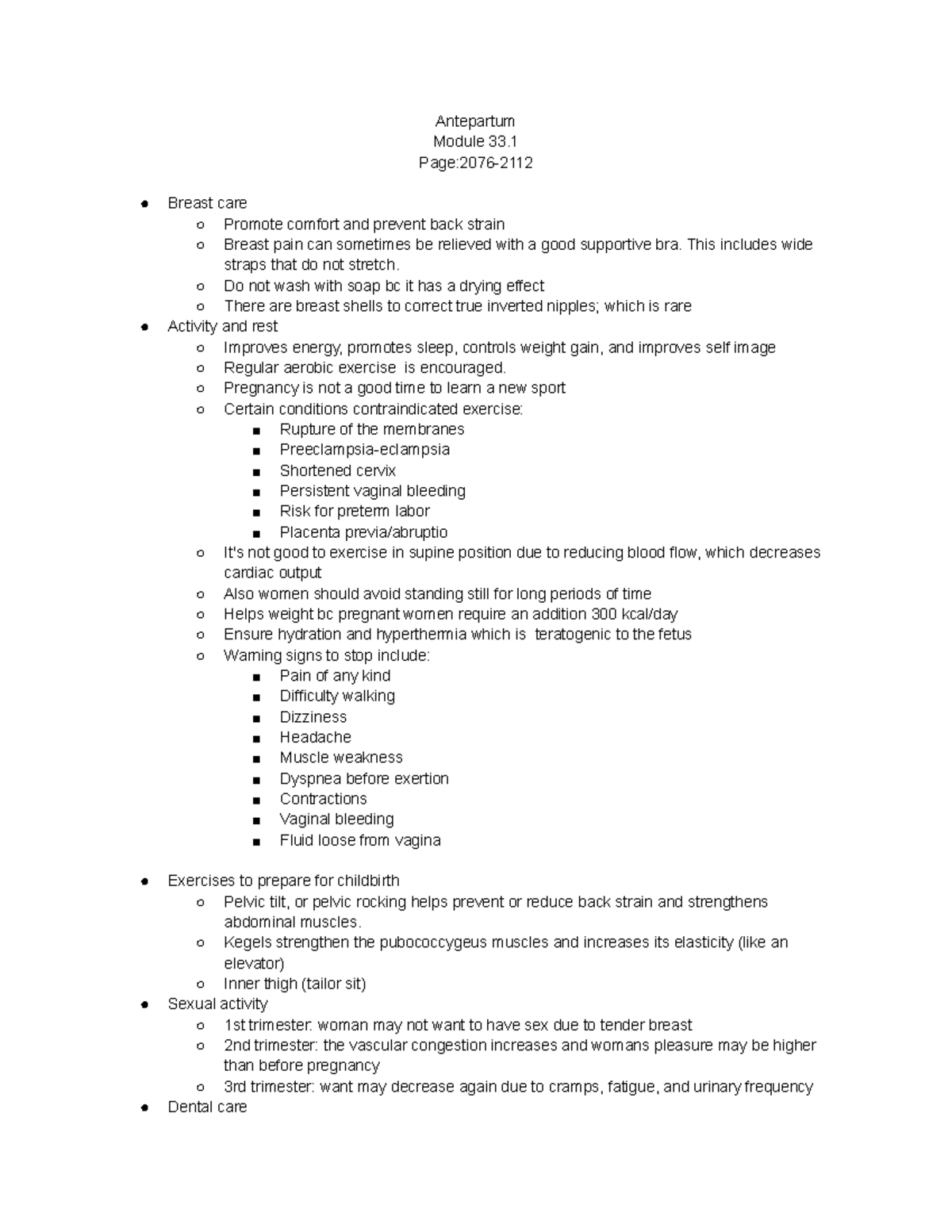 Antepartum module 33.1 211 - Antepartum Module 33. Page:2076- Breast ...