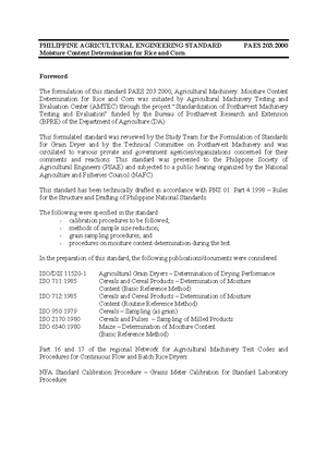 Specifications Overview And Details Agricultural Engineering