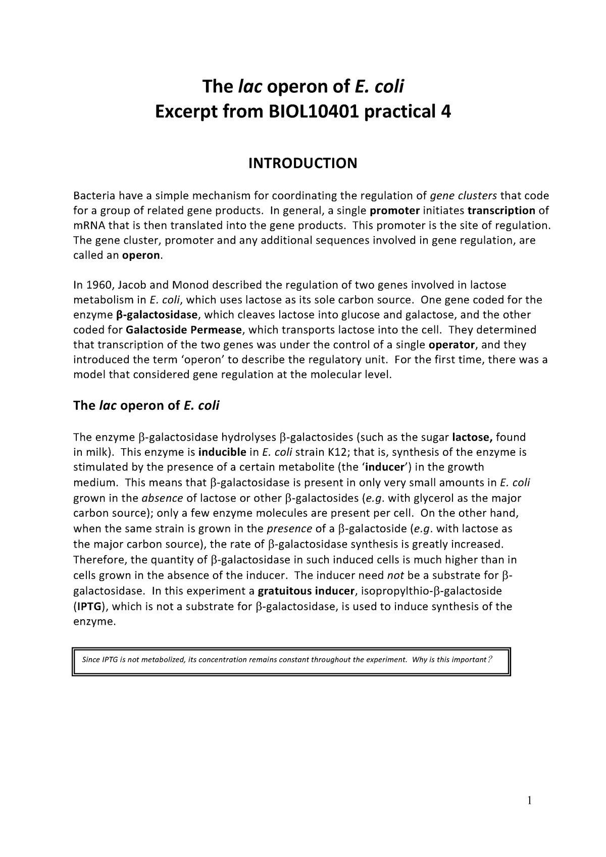 lac-operon-induction-practical-manual-the-lac-operon-of-e-coli-studocu