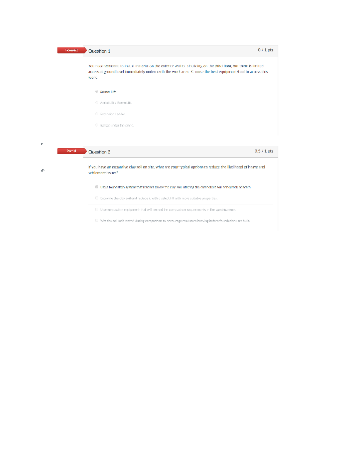 Materials and methods quiz 1 CVEN 5231 Studocu