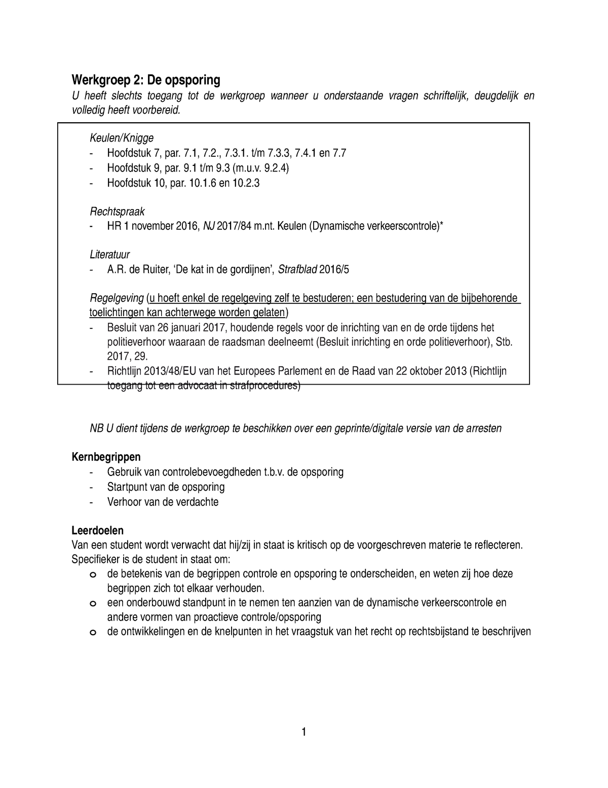 Week 2 Studentenversie Vu Studeersnel