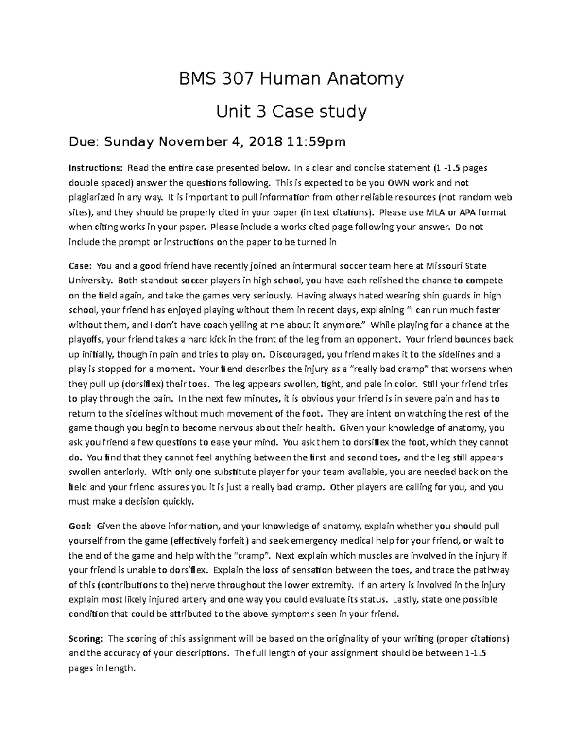 unit 3 case study