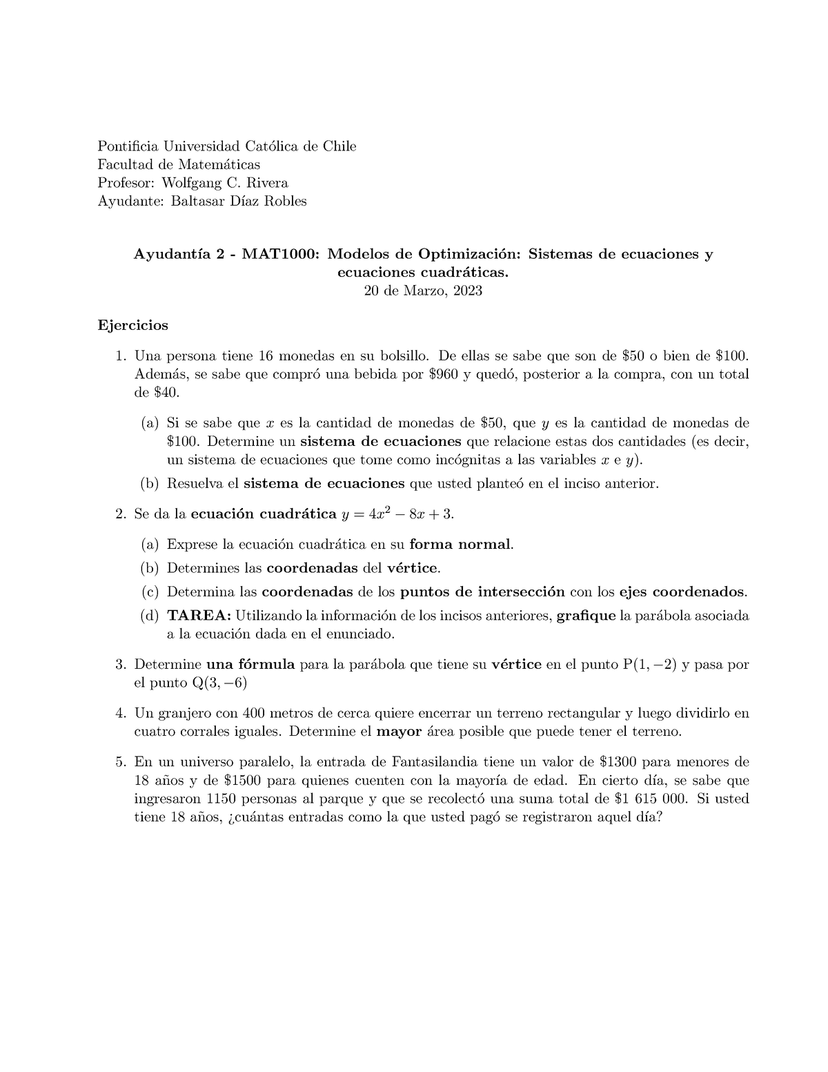 Ayudantía 2 MAT1000-12 - Pontificia Universidad Cat ́olica De Chile ...