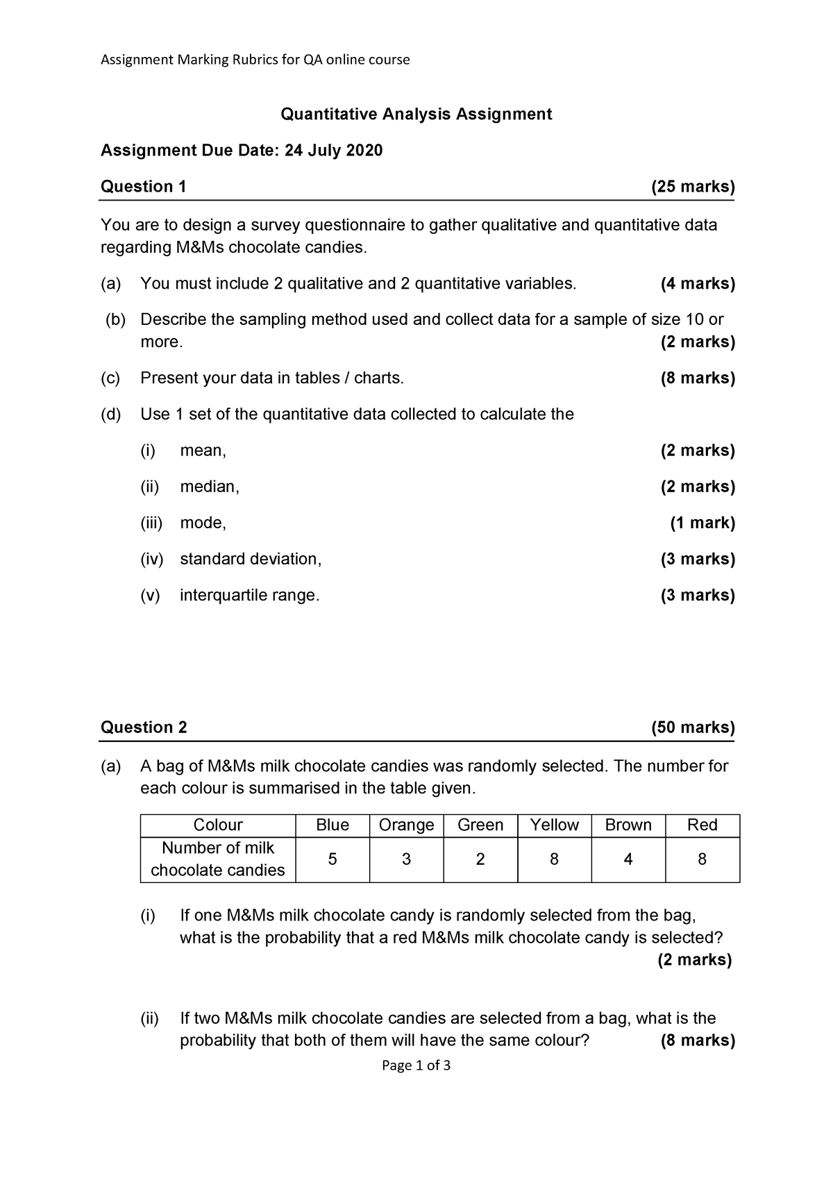 qa home assignment