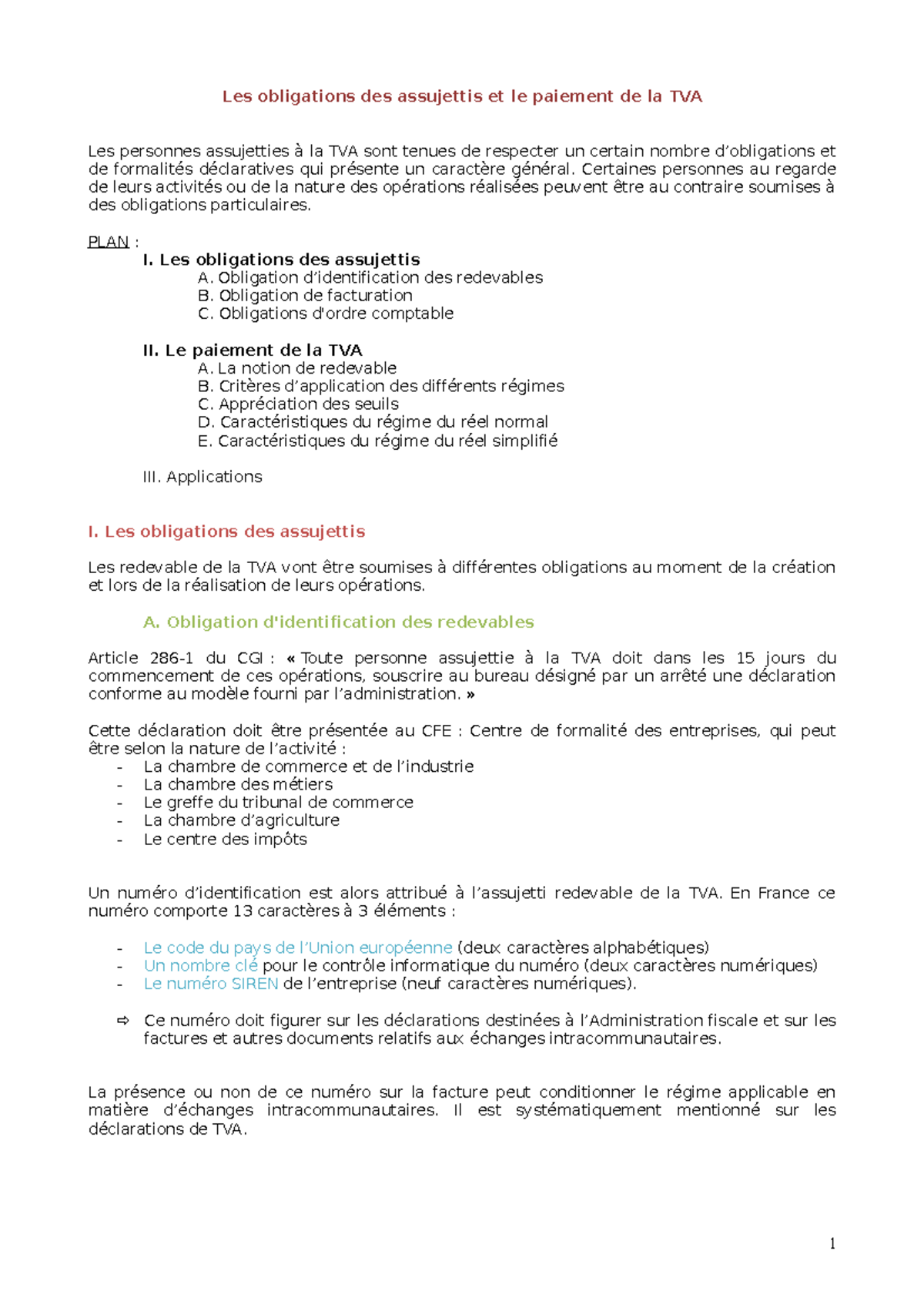 Assujetti 256 Cgi: Article 256 Du Code Général Des Impots – UWJT