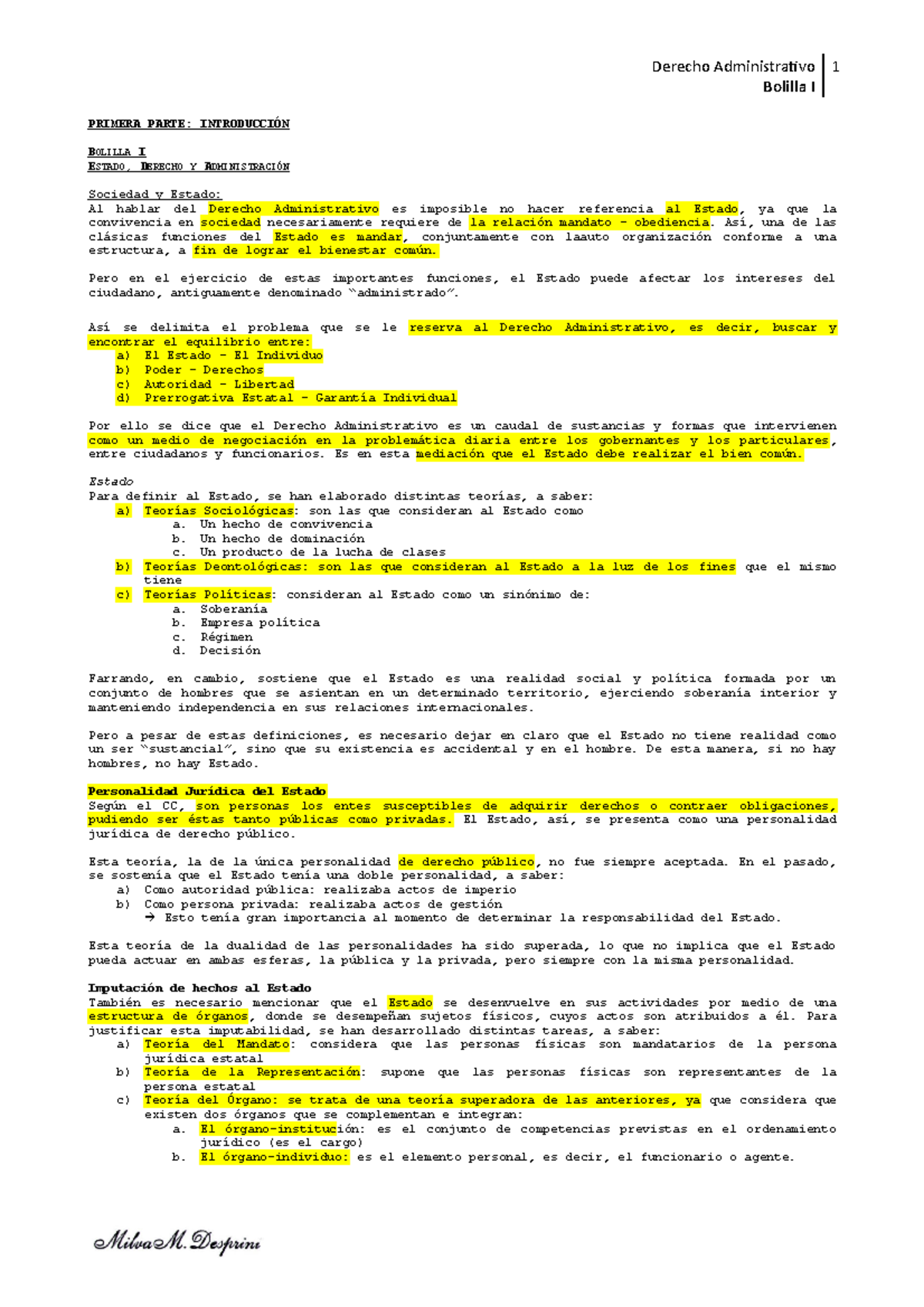 1 - Bolilla I - Resumen Milva - Bolilla I PRIMERA PARTE: INTRODUCCIÓN ...