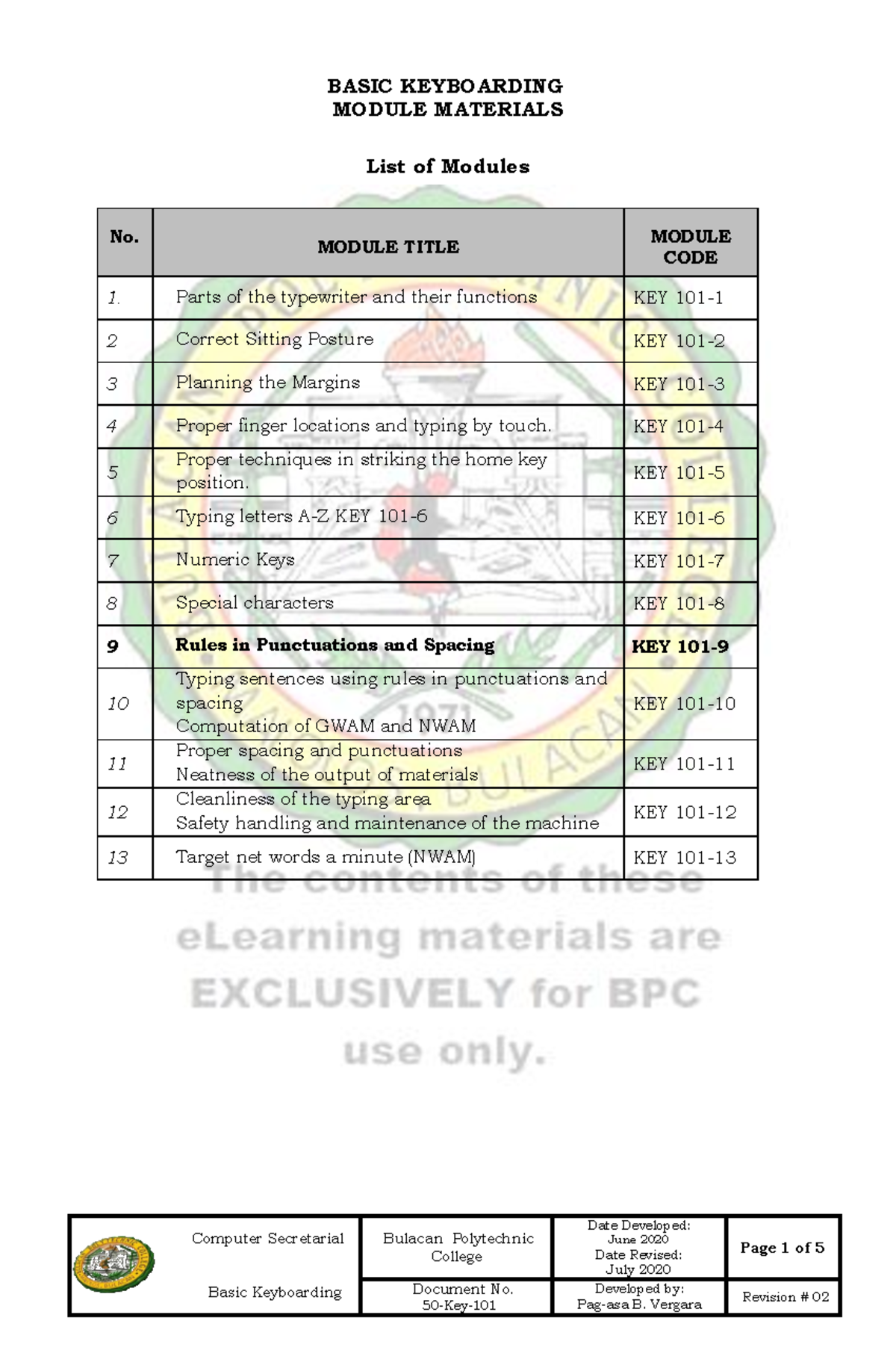 INFO Sheet 9 331f3763051 b91ddd02a0122076 e8f42 - Computer Secretarial ...