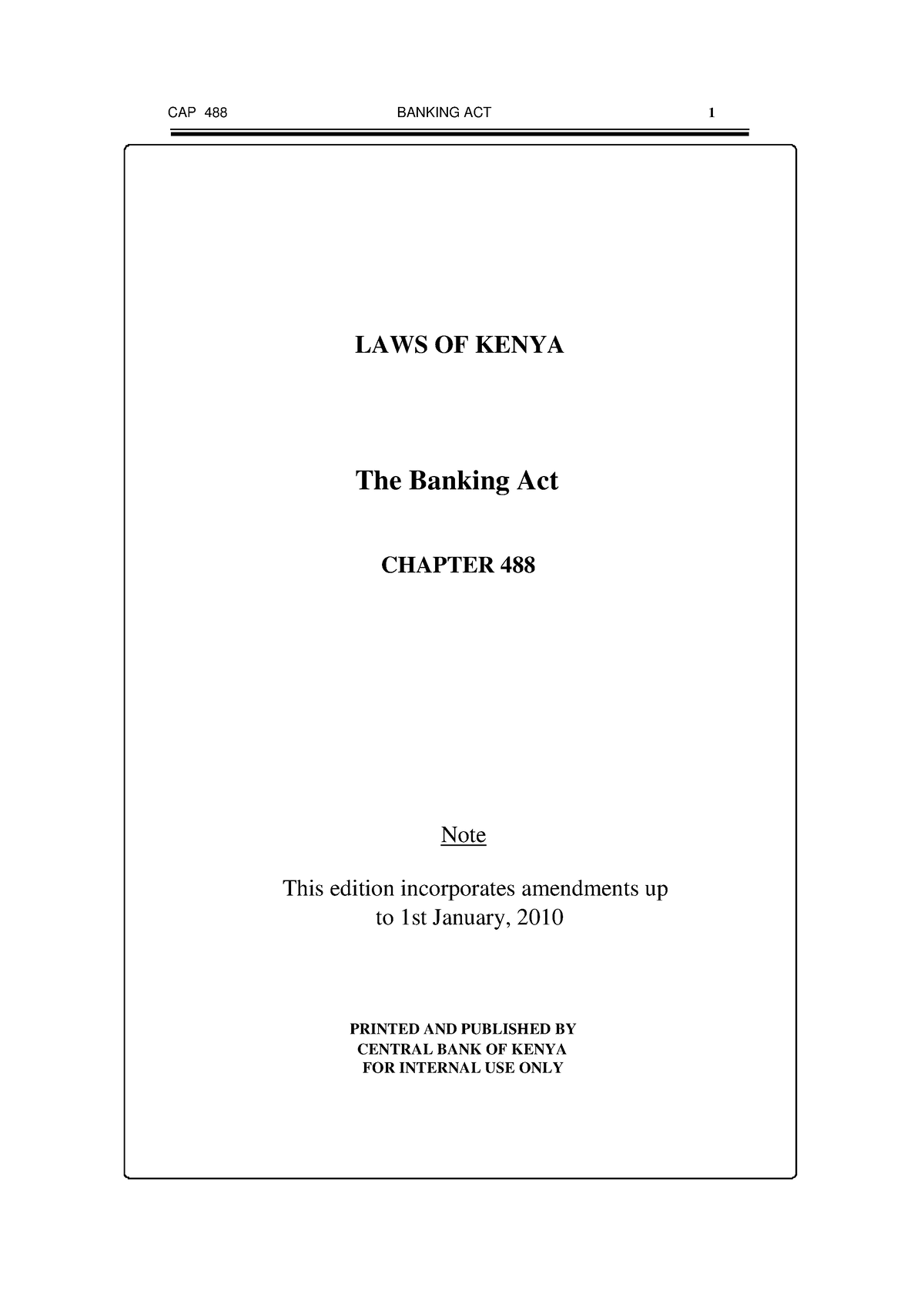 banking-act-the-legal-law-cap-488-banking-act-laws-of-kenya-the