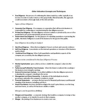 Fundamental Principles Of Valuation Fundamentals Principles Of