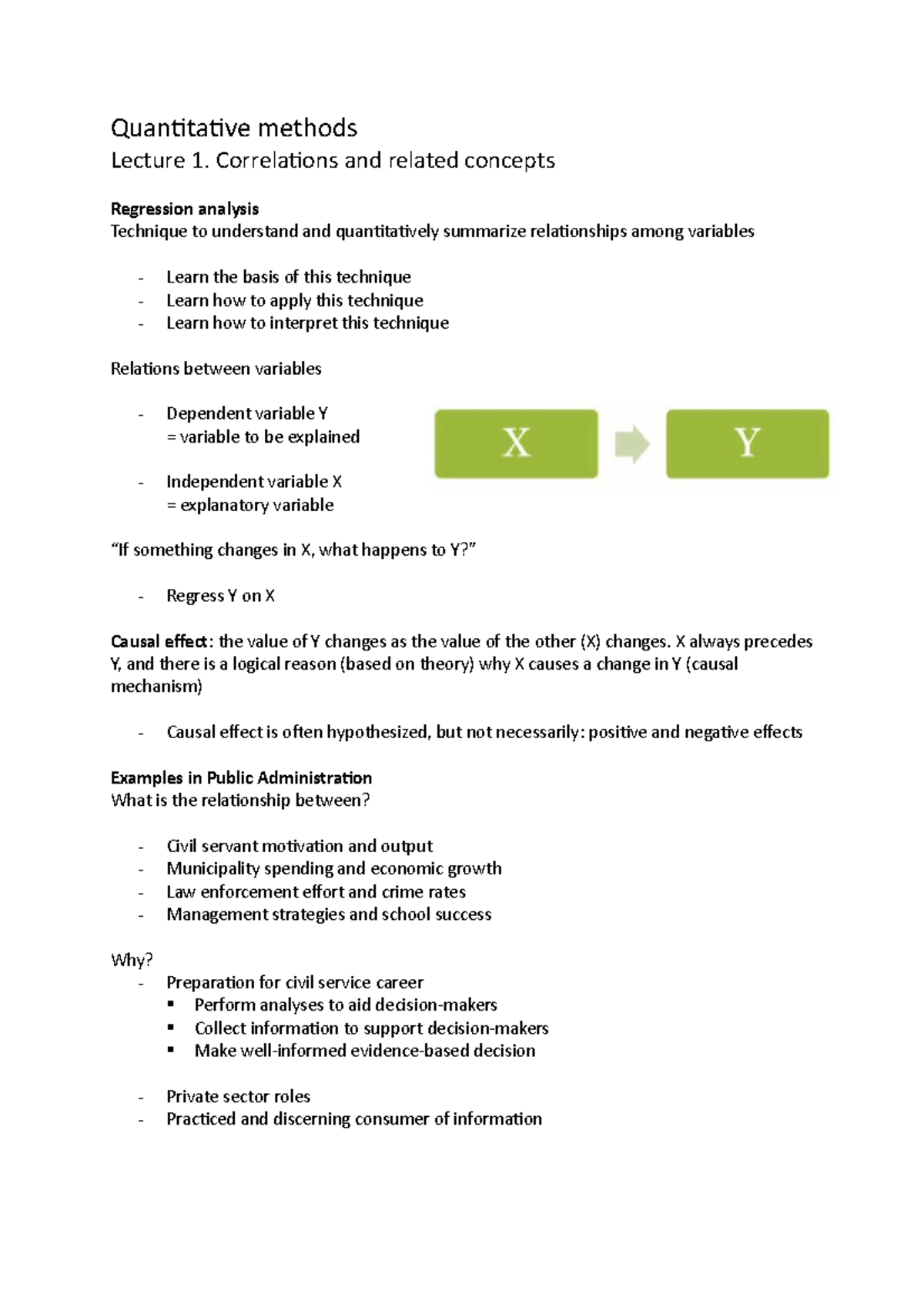 Lectures Quantitative Methods - Quantitative Methods Lecture 1 ...