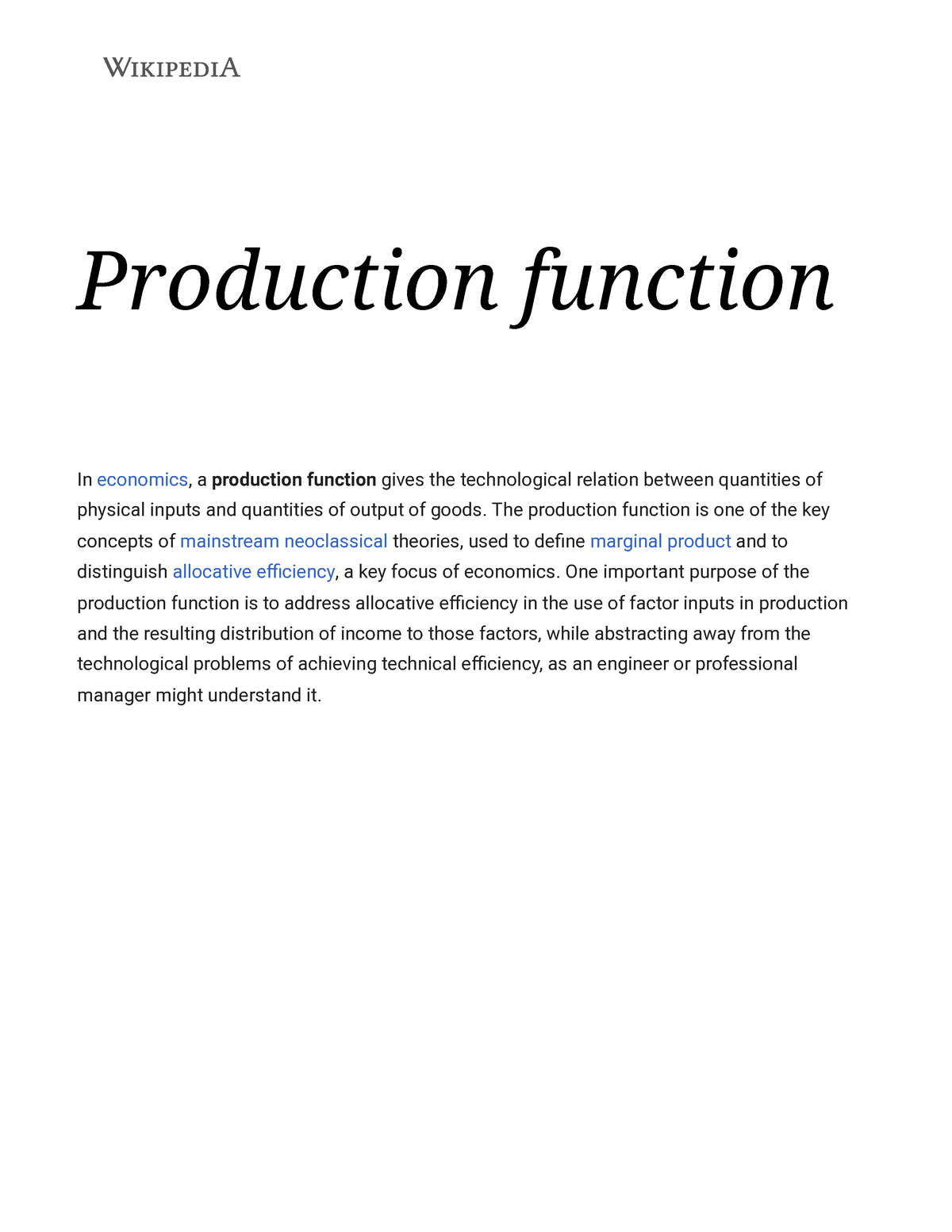 Production function - Wikipedia