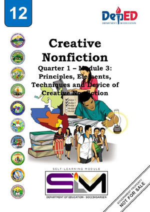 CNF Worksheet 2 - Creative Nonfiction Worksheet 2 Name