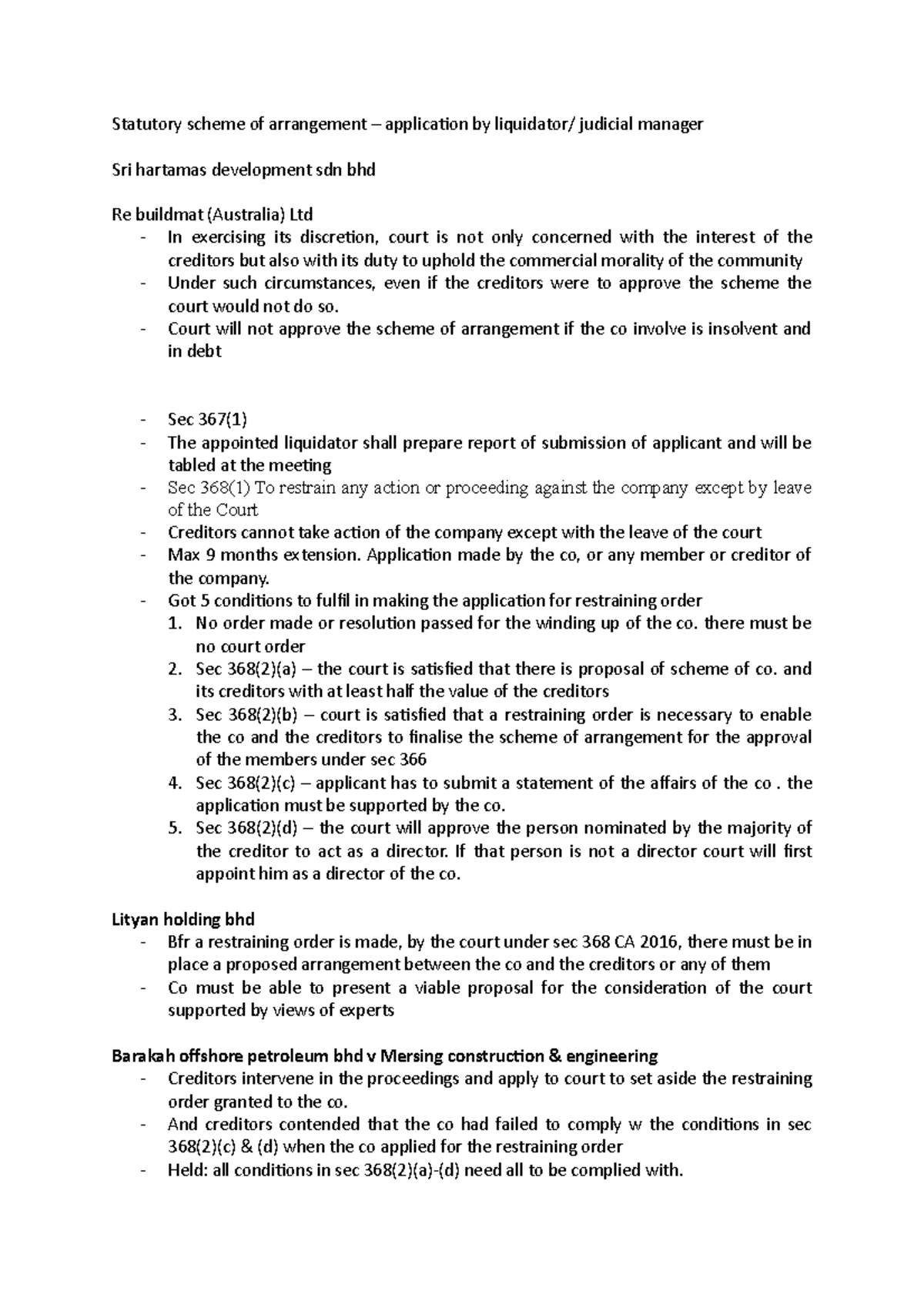 7. rescue mechanism for corporate schemes - Statutory scheme of ...