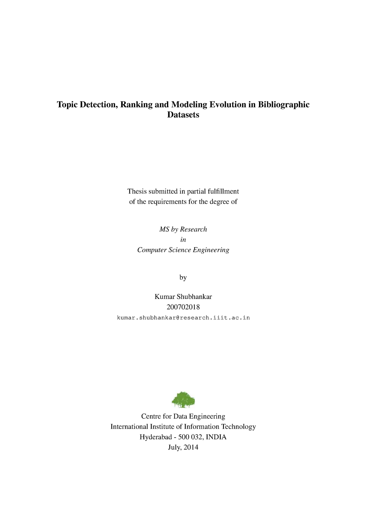 bibliographic phd thesis