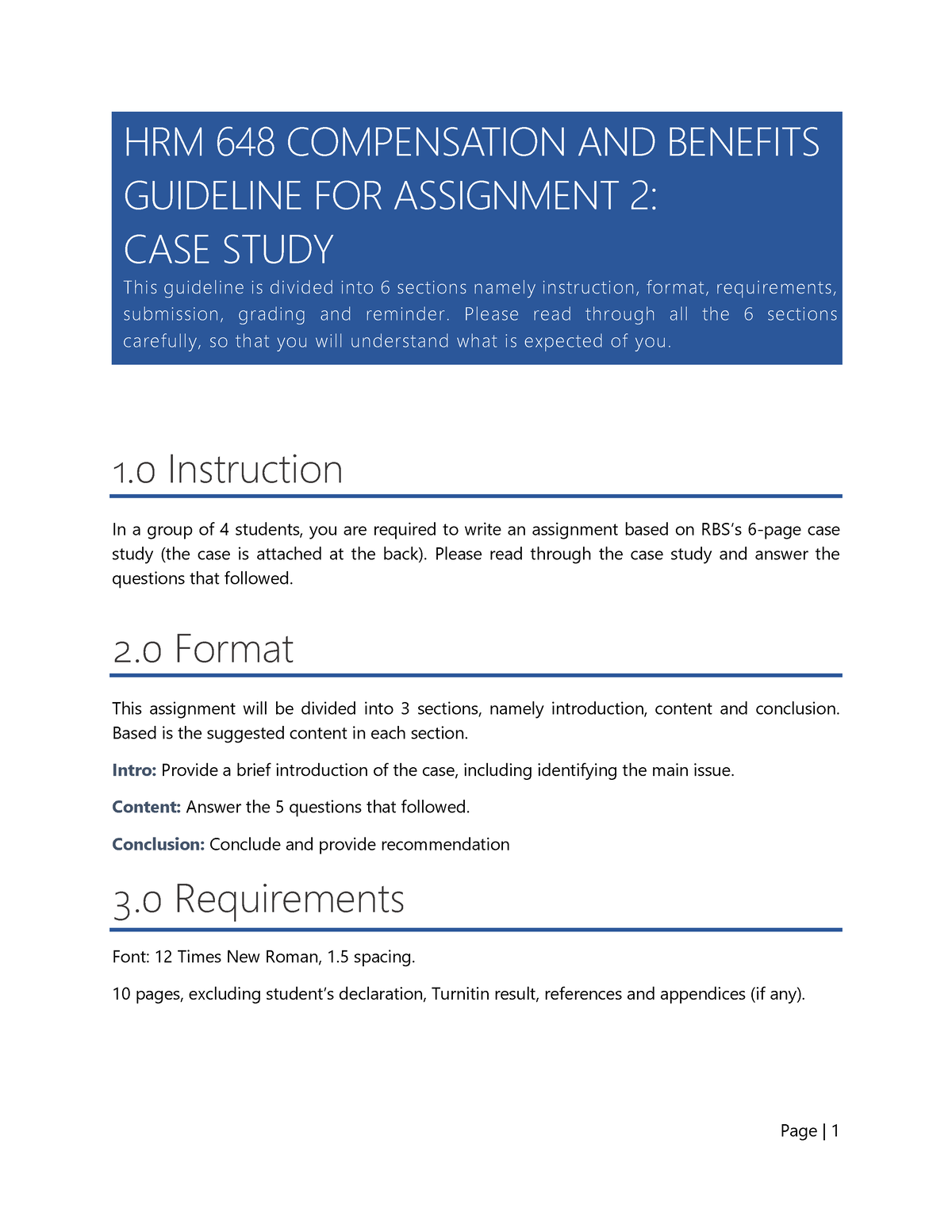 hrm 667 signature assignment