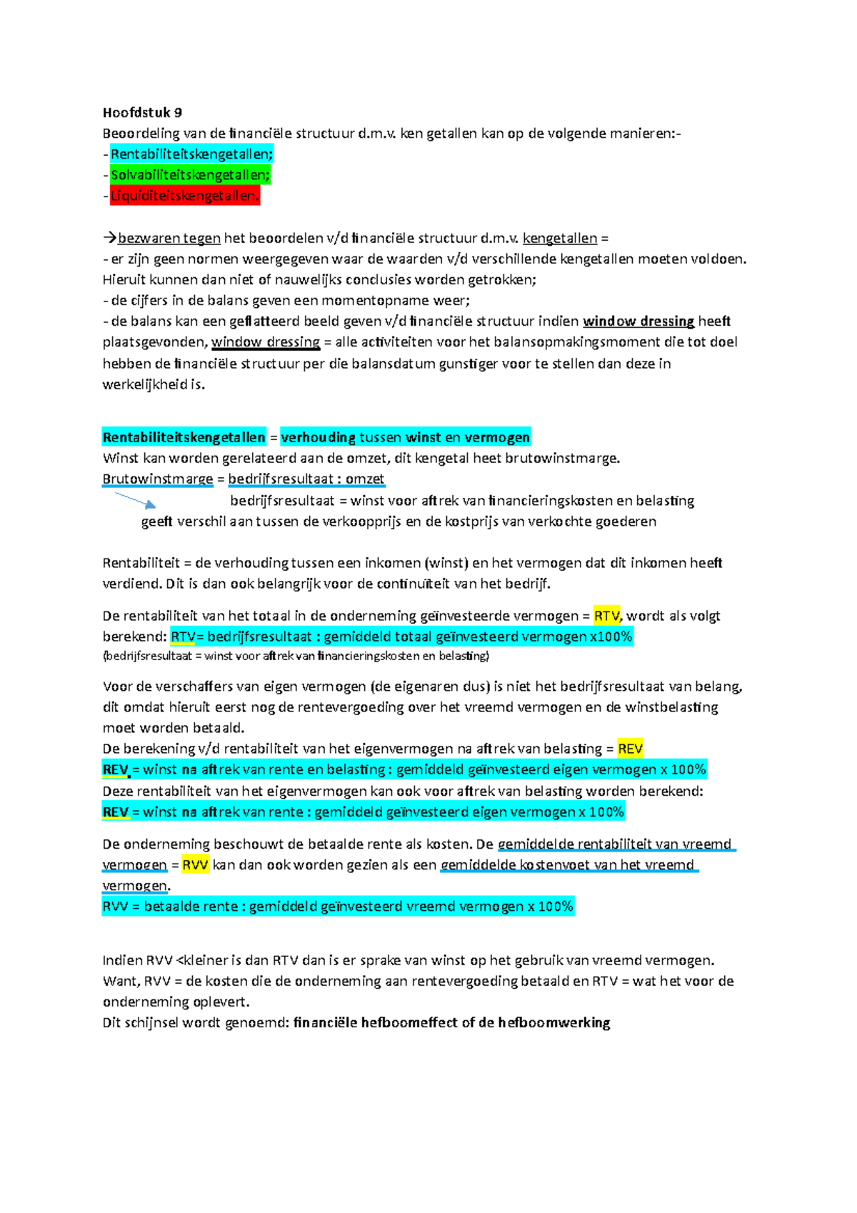 Hoofdstuk 9 - Samenvatting Basisboek Bedrijfseconomie - Hoofdstuk 9 ...