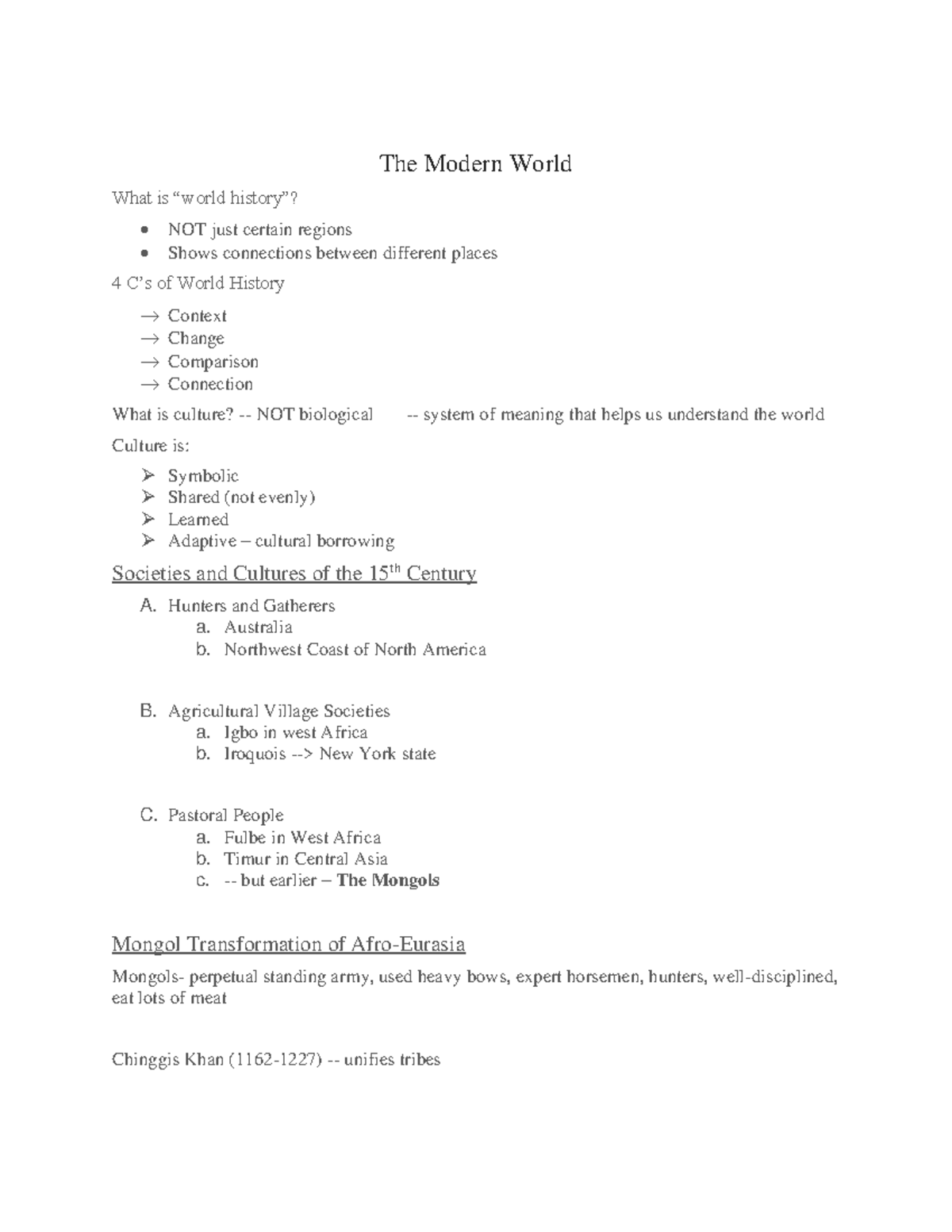 the-modern-world-history-notes-the-modern-world-what-is-world