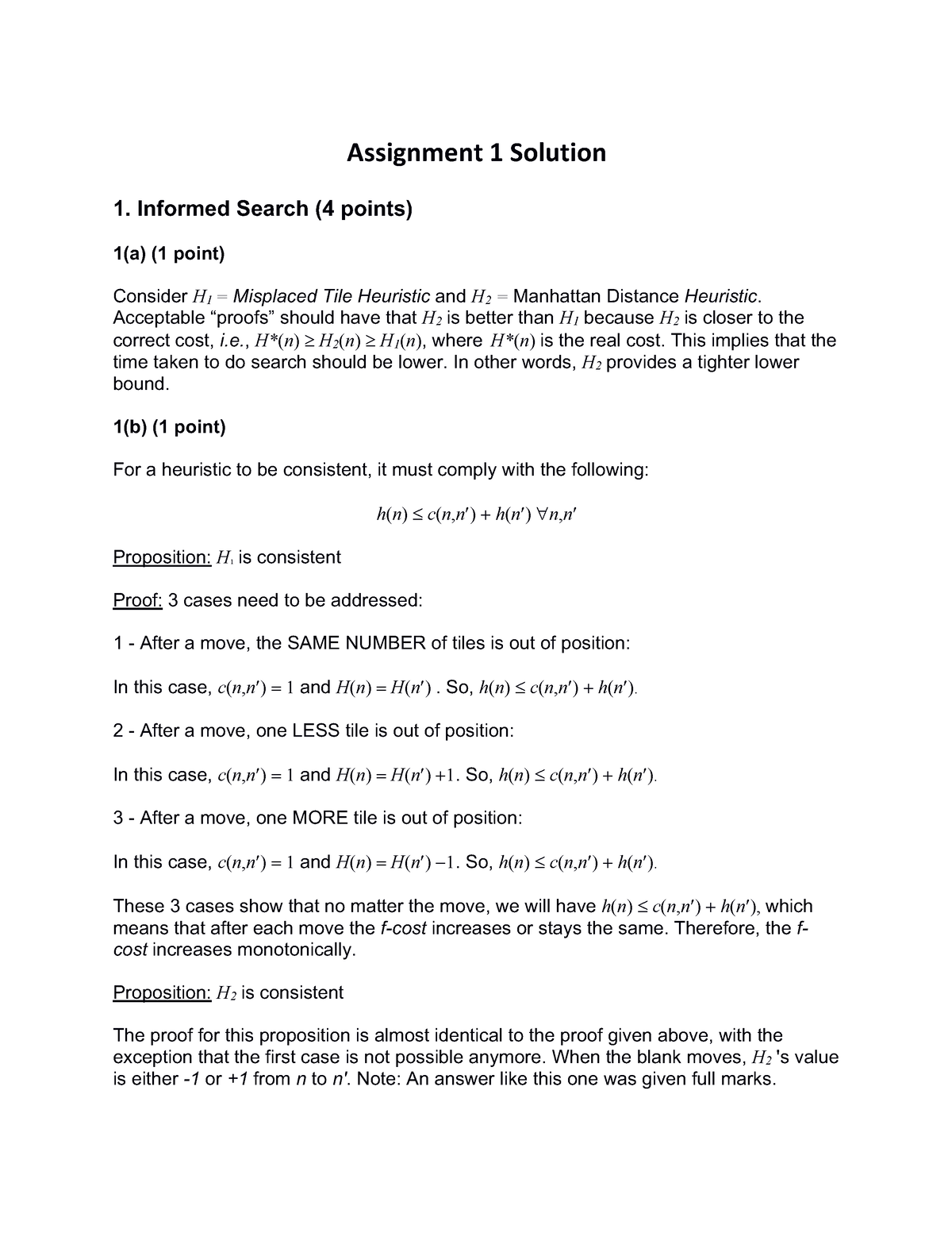 assignment solution guide