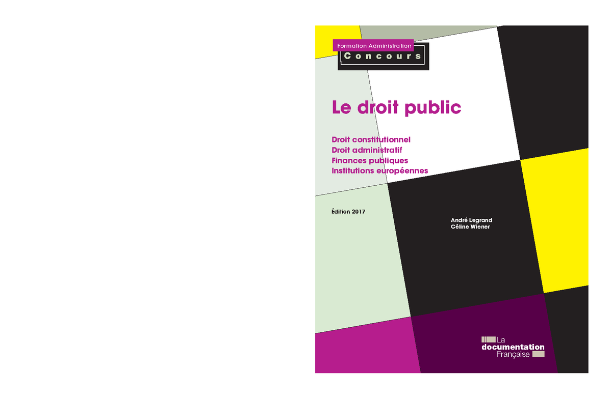 Le droit public Droit constitutionnel Dr - C o n c o u r s Formation