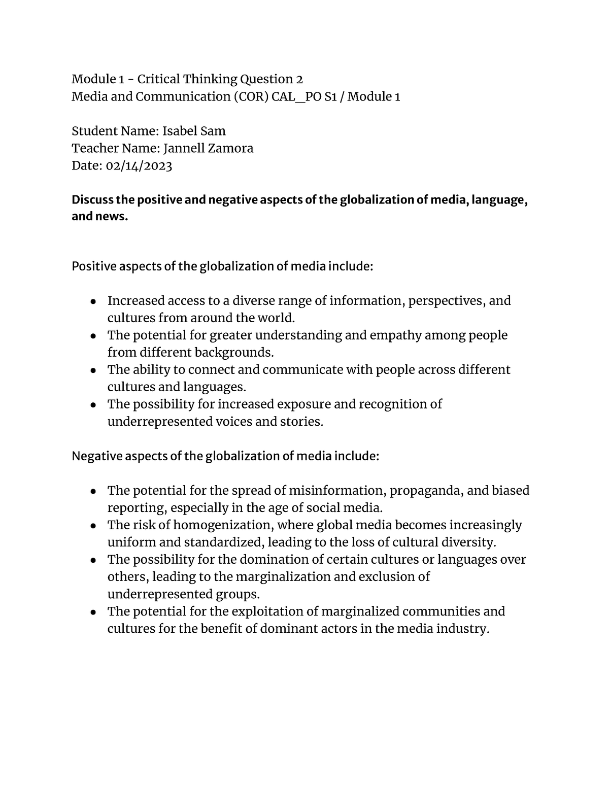 quiz 2 1 the importance of critical thinking