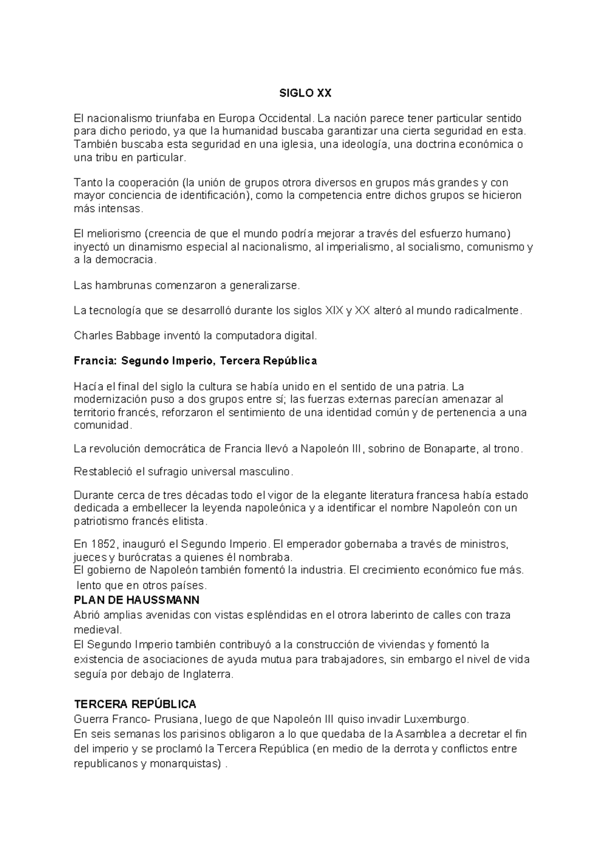 Siglo XX Resumen Historia de - Thumb 1200 1696