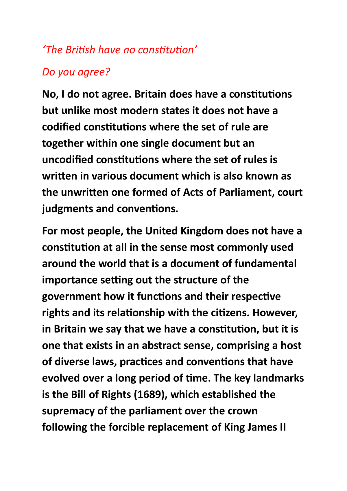 the-british-have-no-constitution-how-far-is-it-true-the-arguments-for