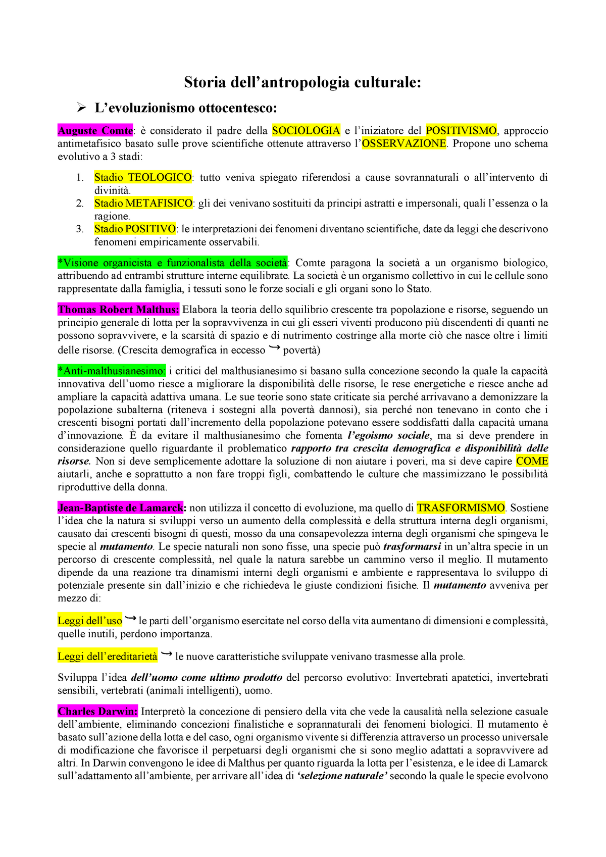 Il cammino dell'uomo - Antropologia culturale e biologica