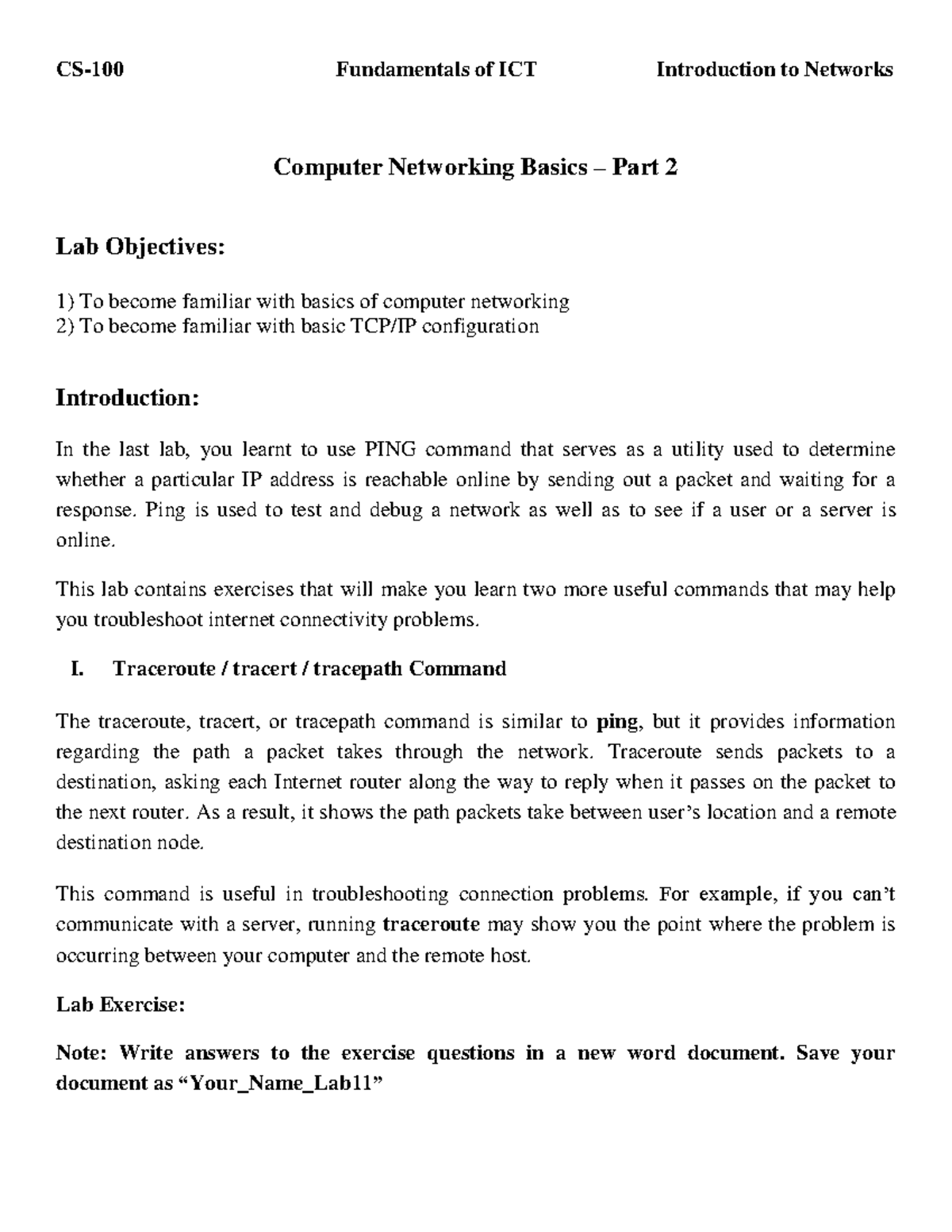Computer Networking Basics Part 2 Computer Networking Basics Part 2