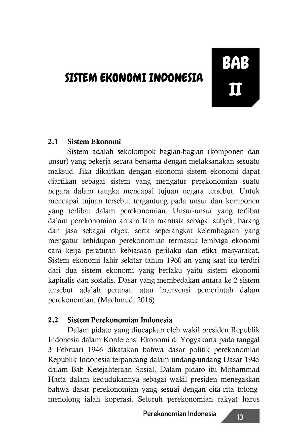 Pertemuan 2 Perekonomian Indonesia - SISTEM EKONOMI INDONESIA 2 Sistem ...