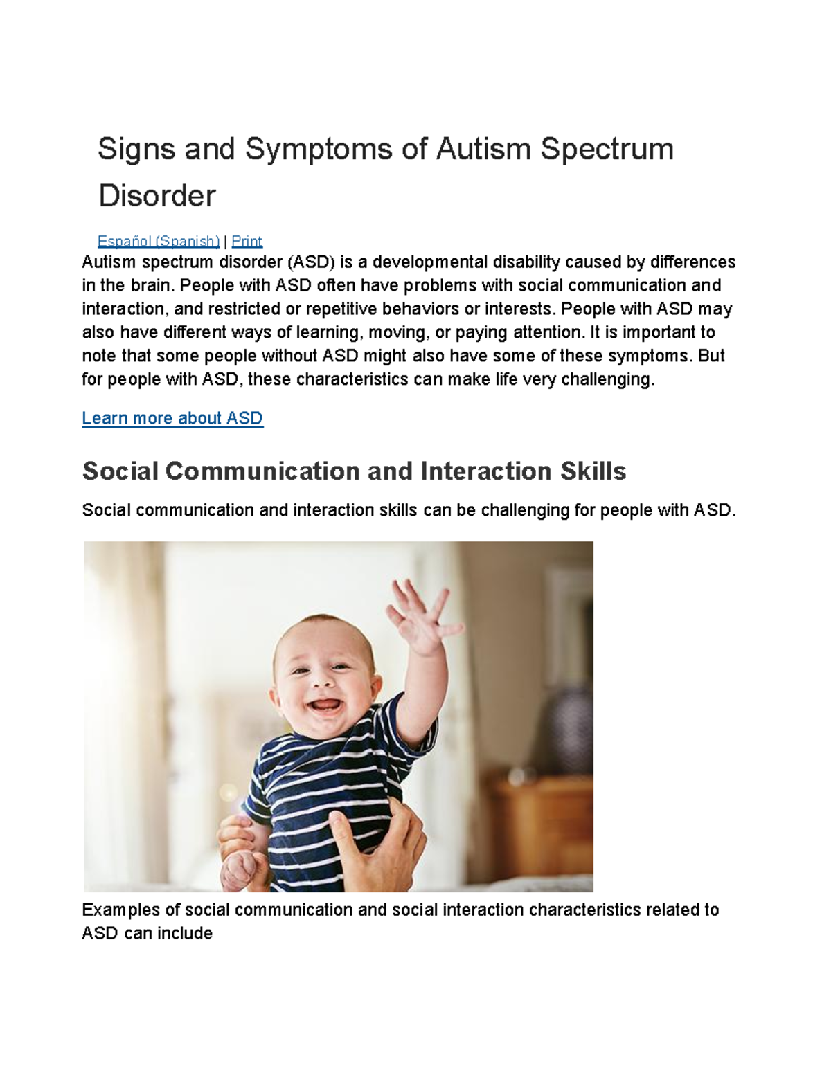 Signs And Symptoms Of Autism Spectrum Disorder Signs And Symptoms Of Autism Spectrum Disorder 7086