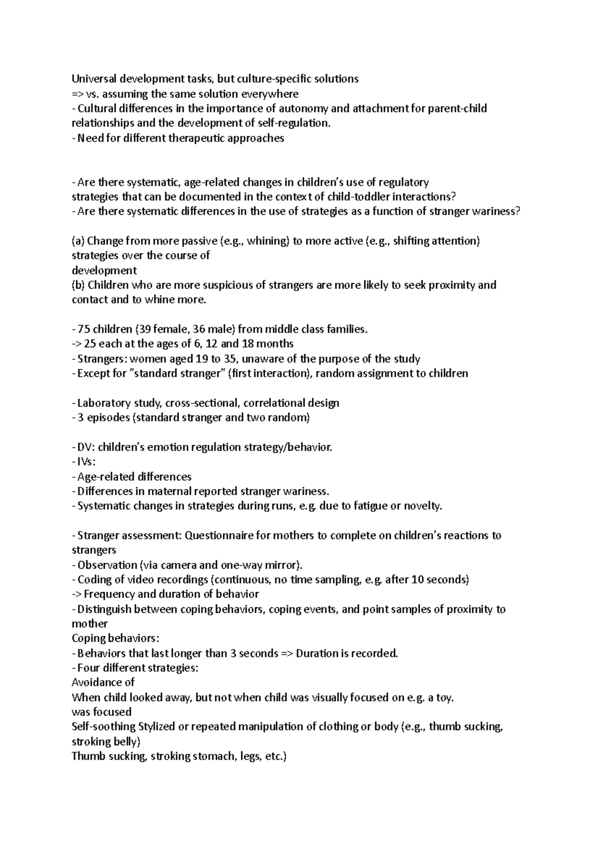 Universal development tasks - assuming the same solution everywhere ...