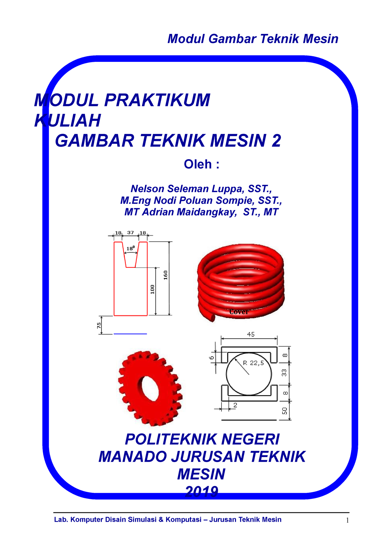 Modul Gambar Teknik Mesin 2 - MODUL PRAKTIKUM KULIAH GAMBAR TEKNIK ...