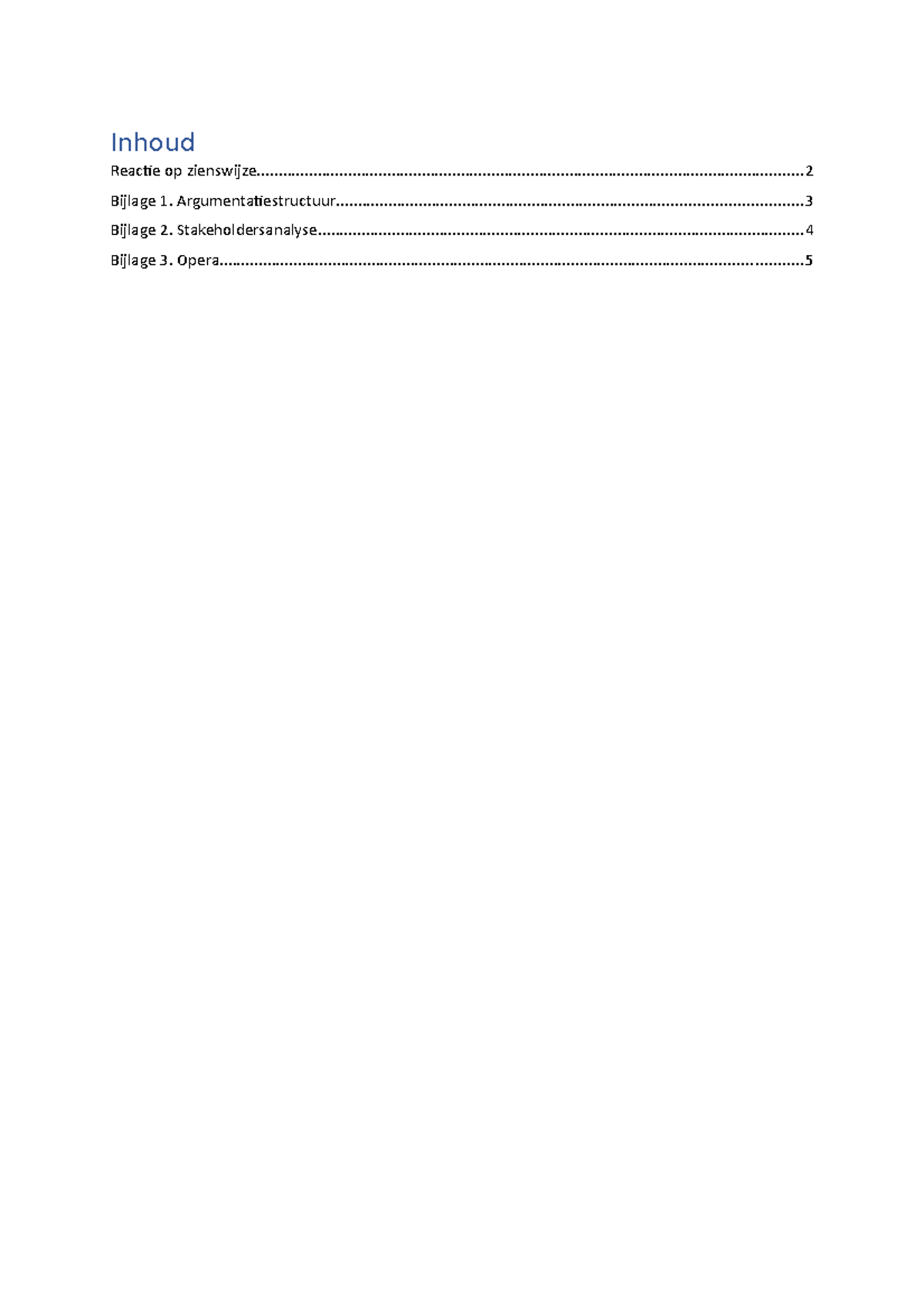 Reactie Op De Zienswijze 2019/2020, Blokperiode 2 - 1415LB122A - Inhoud ...