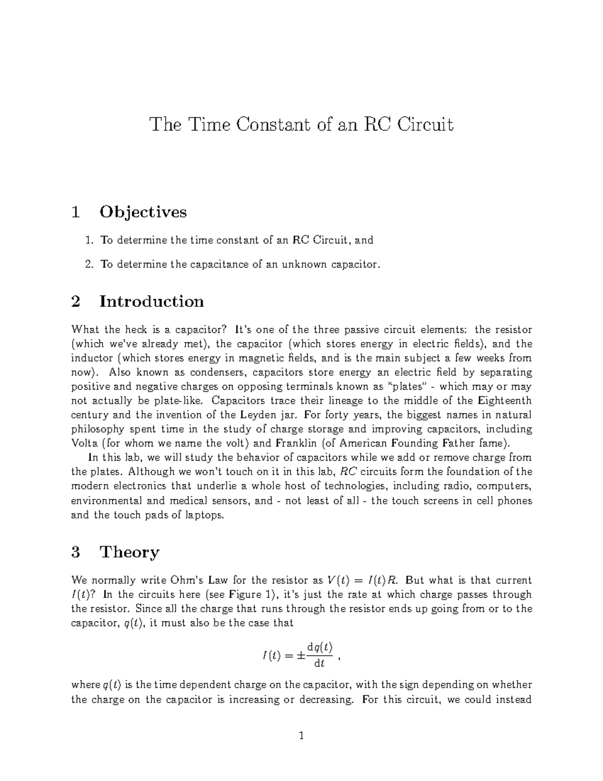 DC RC, Electric Circuit Analysis-2 EEE222 - The Time Constant of an RC ...