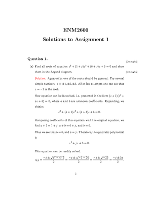 Formula sheet - Summary Advanced Engineering Mathematics - 1 The ...